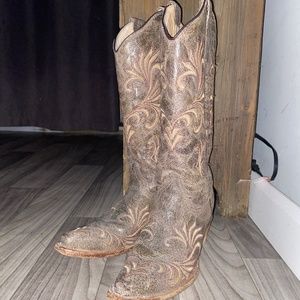 Circle G cowgirl boots snip toe
